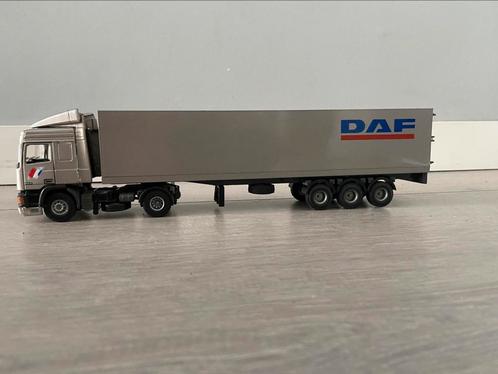 Tekno Daf95 met oplegger, Hobby en Vrije tijd, Modelauto's | 1:50, Zo goed als nieuw, Bus of Vrachtwagen, Tekno, Ophalen of Verzenden