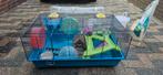 Hamsterkooi incl accessoires, Dieren en Toebehoren, Knaagdieren en Konijnen | Hokken en Kooien, Kooi, Zo goed als nieuw, 75 tot 110 cm