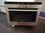 Siemens rvs combi oven met magnetron functie HB84K550N, Witgoed en Apparatuur, Ovens, Gebruikt, Oven met grill, Inbouw, 45 tot 60 cm
