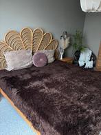 Teddy deken sprei dekbed bruin vacht, Gebruikt, Estee styling, Instagram esteestyling, Stiens
