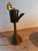 Olielamp Snotneus messing, Antiek en Kunst, Ophalen of Verzenden, Koper