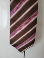 Westbury Zijden Stropdas - Bruin Gestreept, Kleding | Heren, Stropdassen, Bruin, Ophalen of Verzenden, Met patroon, Westbury