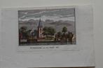 OUDERKERK AAN DE AMSTEL Gravure A. RADEMAKER Gekleurd G62, Antiek en Kunst, Ophalen of Verzenden