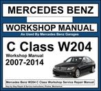 Mercedes C klasse W204 2007-2014 Workshop manual op DVD PDF, Auto diversen, Handleidingen en Instructieboekjes, Verzenden