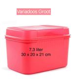 TUPPERWARE Variadoos Extra Groot 7,3 lt voorraad-hobbydoos, Huis en Inrichting, Keuken | Tupperware, Ophalen of Verzenden, Nieuw