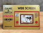 nintendo GAME AND WATCH OCTOPUS METALEN Wandbord, Spelcomputers en Games, Games | Nintendo Game Boy, 1 speler, Verzenden, Nieuw