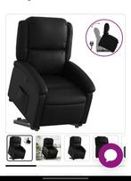 Zwarte Relaxfauteuil met Liftfunctie nieuw nog in de doos, Huis en Inrichting, Fauteuils, Ophalen of Verzenden, Nieuw
