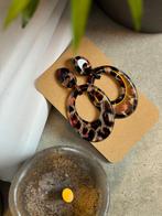 Leopard Print Resin Earrings, Verzenden, Zo goed als nieuw, Overige materialen