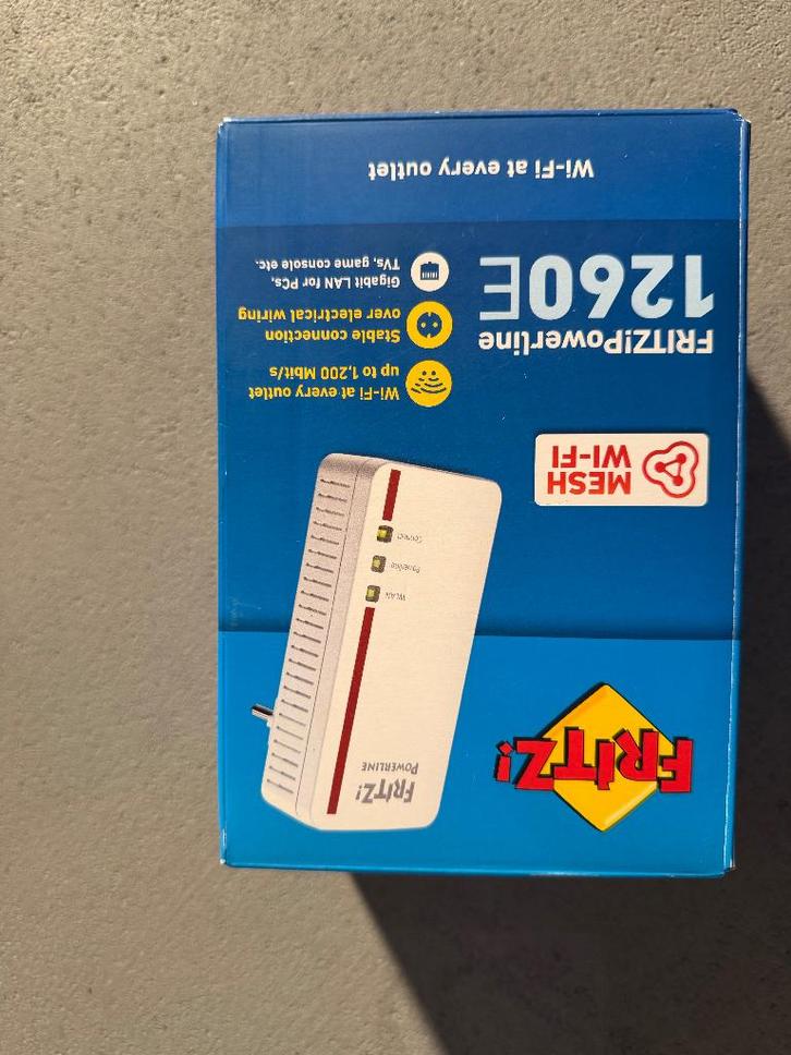 Fritz powerline 1260E, Computers en Software, Powerlines, Zo goed als nieuw, Ophalen of Verzenden