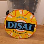 Dubbelzijdig emaille reclamebord - 65cm jaren 30, Ophalen of Verzenden, Gebruikt, Reclamebord