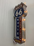 Dubbelzijdig Route 66 vintage marquee uithangbord met bulb, Huis en Inrichting, Nieuw, Ophalen of Verzenden