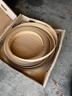 Eiken kantfineer/ kantenband 45 x 2 mm, Antiek en Kunst, Antiek | Meubels | Kasten, Ophalen of Verzenden