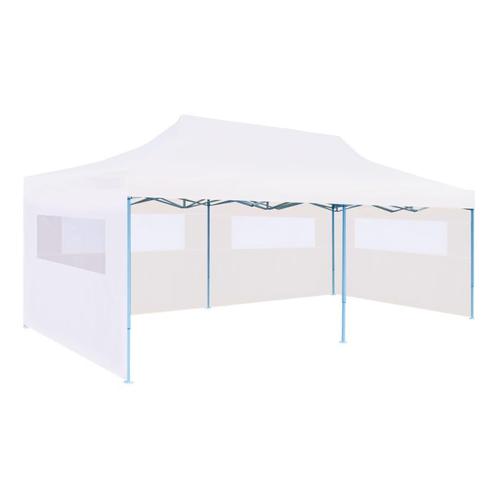 Partytent pop-up met zijwanden 3x6 m staal wit gratis bezrgd, Tuin en Terras, Partytenten, Ophalen of Verzenden