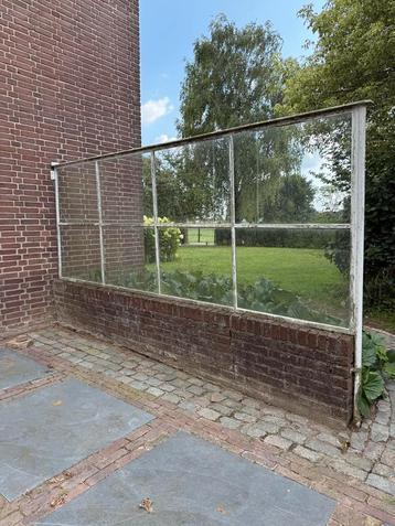 Glazen wand tuin serre veranda terras glas ruit ruiten beschikbaar voor biedingen