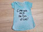 DEPT blauw T-shirt met opdruk maat XXL ~ PB0004, Blauw, Zo goed als nieuw, Dept, Shirt of Top