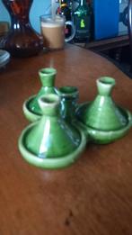 Leuk aardewerk peper en zout kruidenstel groen, Ophalen of Verzenden