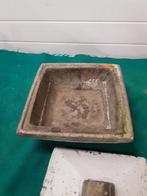 betonnen schaal met deksel doorleefd brocante, Huis en Inrichting, Woonaccessoires | Overige, Ophalen of Verzenden, 'T Olde Gre-j