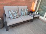 Mooie 5 delige antraciet loungeset inclusief kussens, Tuin en Terras, Tuinmeubel-accessoires, Ophalen, Zo goed als nieuw