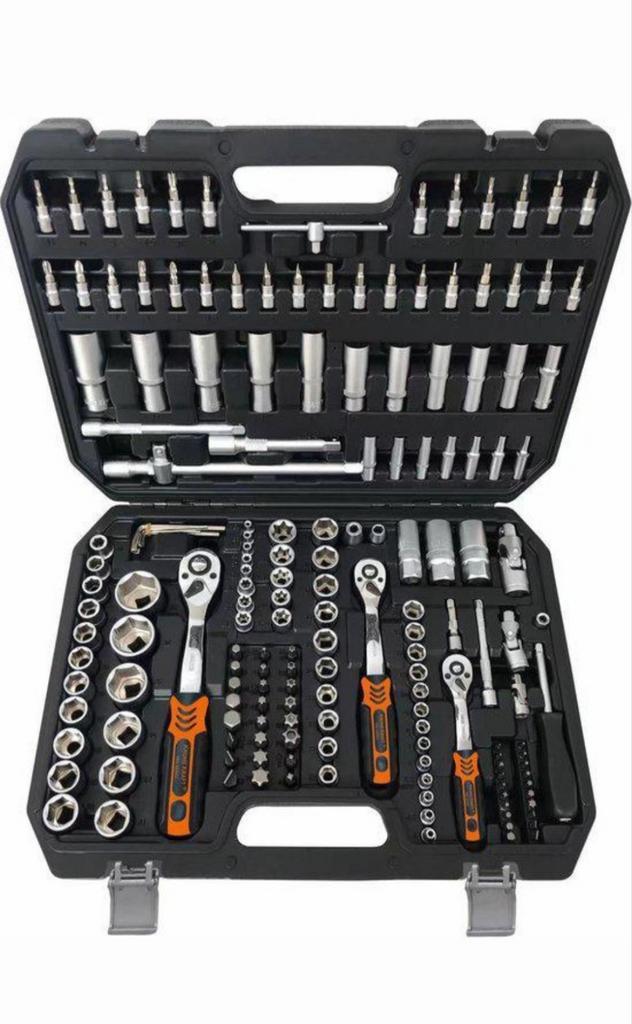 Nieuwe 171-delige doppenset ratel Torx tot 32mm, Doe-het-zelf en Verbouw, Gereedschap | Handgereedschap, Ophalen of Verzenden