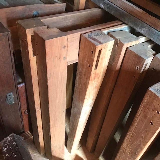 hout reparatie oud teak b.v. boot tafelpoten, Watersport en Boten, Bootonderdelen, Gebruikt, Ophalen