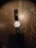 Monny watch met Zilveren Gulden Horloge, Ophalen of Verzenden, Zilver, Leer, Overige merken