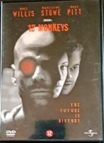 12 Monkeys dvd, actie-scifi met Bruce Willis, Brad Pitt., Cd's en Dvd's, Dvd's | Science Fiction en Fantasy, Ophalen of Verzenden