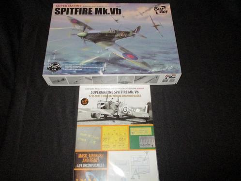 D-443,BORDER 1-35,NO,BF-004,Supermarine Spitfire Mk.Vb+1MANA, Hobby en Vrije tijd, Modelbouw | Vliegtuigen en Helikopters, Nieuw