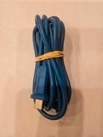 USB Kabel Blauw 1.5m AWM 80C 30V VW-1 Printer kabel, Computers en Software, Printerbenodigdheden, Ophalen of Verzenden, Gebruikt