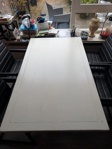 Eettafel met 4 stoelen - 144x85 cm beschikbaar voor biedingen