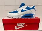 Nike air max 90 white blue mt 44 *new*, Kleding | Heren, Schoenen, Sneakers of Gympen, Verzenden, Blauw, Nieuw
