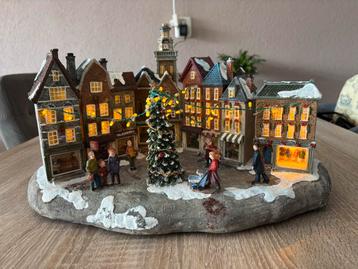 Kerstdorp typisch Hollands marktplein beschikbaar voor biedingen