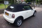 Mini Mini Cabrio (r57) 1.6 120pk, Auto's, Gebruikt, Zwart, 4 cilinders, Cabriolet