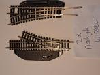 Set van 2 wissels n spoor, Hobby en Vrije tijd, Gebruikt, Gelijkstroom, Trix, Rails
