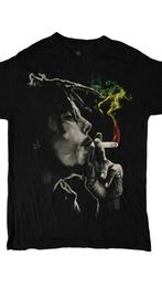 Zeldzaam New Zion Rootswear Bob Marley Vintage T-Shirt, Kleding | Heren, Zwart, Ophalen of Verzenden, Bandshirt, Gedragen