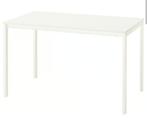 Witte Ikea tafel, Vihals 125 x 74 cm., Huis en Inrichting, Tafels | Eettafels, Ophalen, 50 tot 100 cm, 100 tot 150 cm, Zo goed als nieuw