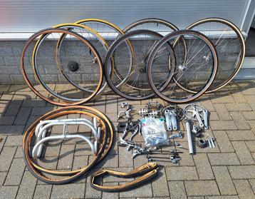 Lotje diverse vintage racefiets onderdelen oldtimer retro  beschikbaar voor biedingen