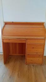 Houten bureau met rolluik, Ophalen, Gebruikt