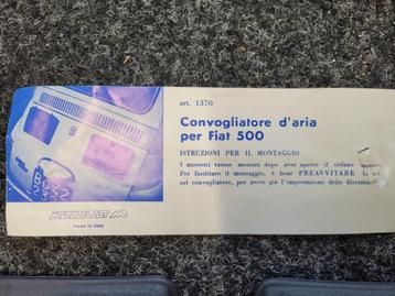 Fiat 500 oldtimer luchtrooster kapjes (kunstof) beschikbaar voor biedingen