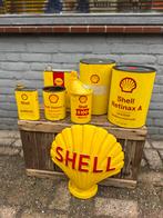 Vintage Shell Olieblikken, Ophalen, Gebruikt, Overige, Overige merken