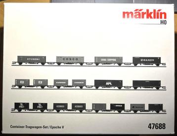 Marklin 47688 – Set met 12 NS Cargo containerwagens  beschikbaar voor biedingen