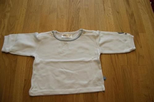 shirtje mt 68 (tekst) m.l.m. wit ZN, Kinderen en Baby's, Babykleding | Maat 68, Zo goed als nieuw, Jongetje, Shirtje of Longsleeve