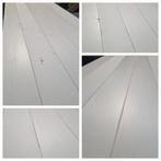 Wit gelakte houten vloerdelen MASSIEF GRENEN VLOER!, Parket, 75 m² of meer, Wit, Nieuw