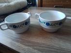 Soep / bouillon  kommen met 2 handvatten, Huis en Inrichting, Keuken | Servies, Ophalen of Verzenden, Zo goed als nieuw, Overige stijlen