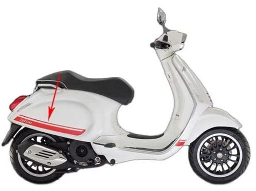 Stickerset Vespa Primavera Sprint Zijscherm + Embleem Rood 6, Motoren, Tuning en Styling, Ophalen of Verzenden