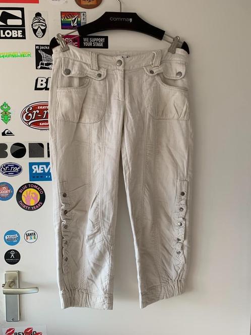 Vila dames broek maat M(nr.60 DB3), Kleding | Dames, Broeken en Pantalons, Gedragen, Maat 38/40 (M), Wit, Driekwart, Ophalen of Verzenden