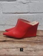 Lola Cruz - Prachtige leren muiltjes maat 36 - Nieuw €220, Kleding | Dames, Schoenen, Lola Cruz, Nieuw, X, Rood