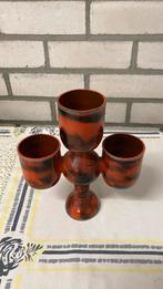 Retro plantjes standaard, Ophalen of Verzenden, Gebruikt, Rond, Minder dan 25 cm