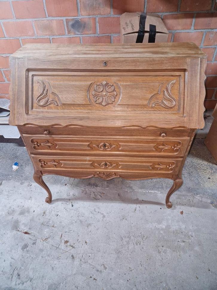 Antiek secretaire bureau, Huis en Inrichting, Kasten | Buffetkasten, Gebruikt, 100 tot 150 cm, 50 tot 100 cm, 25 tot 50 cm, Met lade(s)