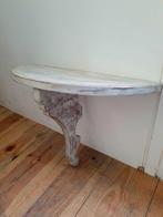 Brocante wand console, Huis en Inrichting, Ophalen, 25 tot 50 cm, Rechthoekig