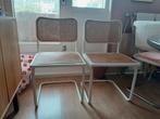 2x Thonet stijl cesca stoelen, Huis en Inrichting, Stoelen, Ophalen, Gebruikt, Bruin, Twee